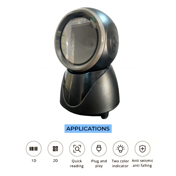 Desktop Barcode Scanner|SRK PS9120 | USB - Image 4