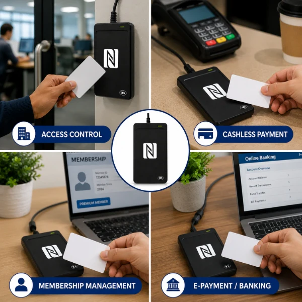 ACR1252U USB NFC Reader III | NFC Forum Certified Smart Card Reader with SAM Slot - Image 4