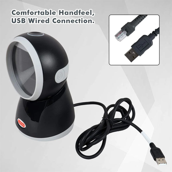 Retsol PD3000 Table-Top Barcode Scanner | 1D/2D Omni Directional Wired Image Reader | USB - Image 5