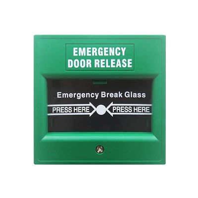 Emergency Break Glass Box |Size:10x10x10mm | Fire Alarm Safety- Door Access Control