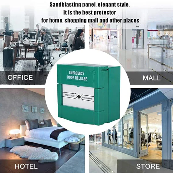 Emergency Break Glass Box |Size:10x10x10mm | Fire Alarm Safety- Door Access Control - Image 6