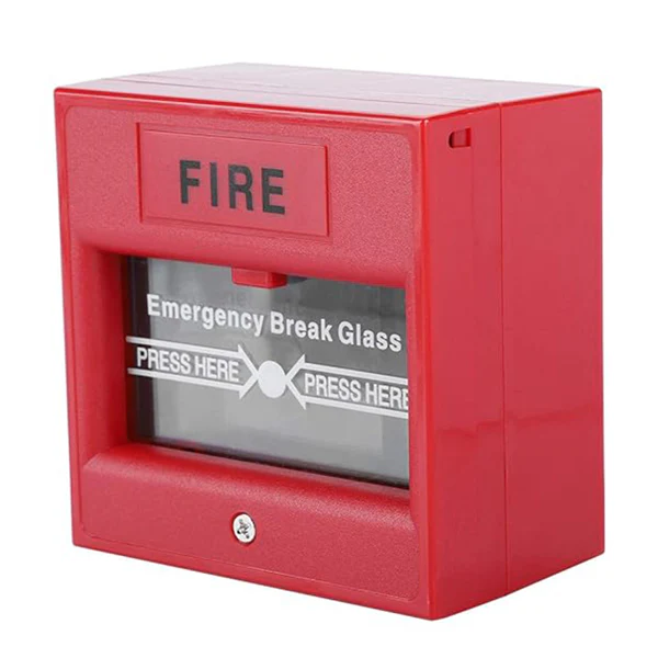 Emergency Break Glass Box | Fireproof Material |Size:10x10x10mm | Red Safety System - Image 2