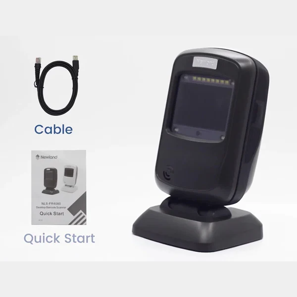Newland FR4080 Desktop Scanner | 1D/2D Corded Barcode Scanner | USB - Image 6