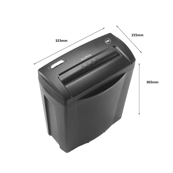 GBC Alpha Confetti 230V EU Cross Cut Paper Shredder | 6 Sheet Capacity - Image 4