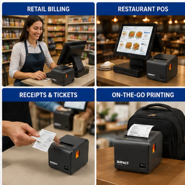 Honeywell IHR810 Direct Thermal Receipt Printer | 3inch | 203 Dpi | USB+Serial+LAN - Image 4