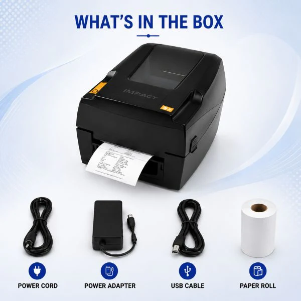 Honeywell Impact IH2 Thermal Transfer or Direct Thermal Printer | 4 inch | 203 Dpi | USB+Ethernet - Image 5