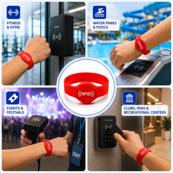 RFID LF Silicone Wristband Tags | Read Range up to 10 cm -For Access Control & Attendance - Image 5