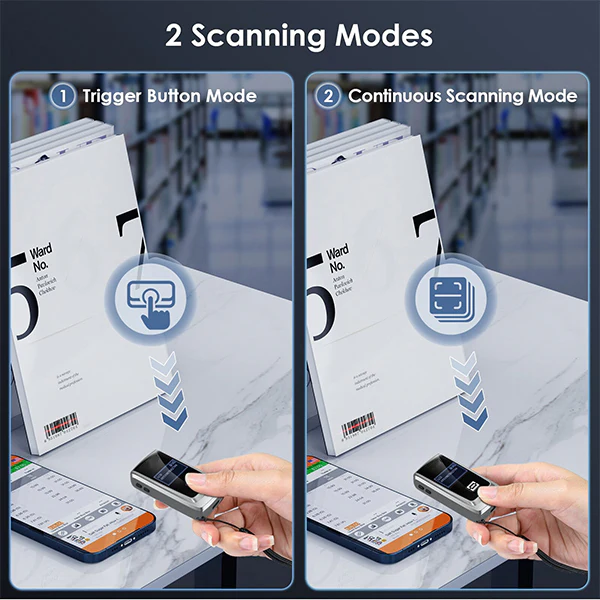 Wireless Pocket Data Collector |SRK-PDT3000 | 2D Bluetooth Scanner - Image 2