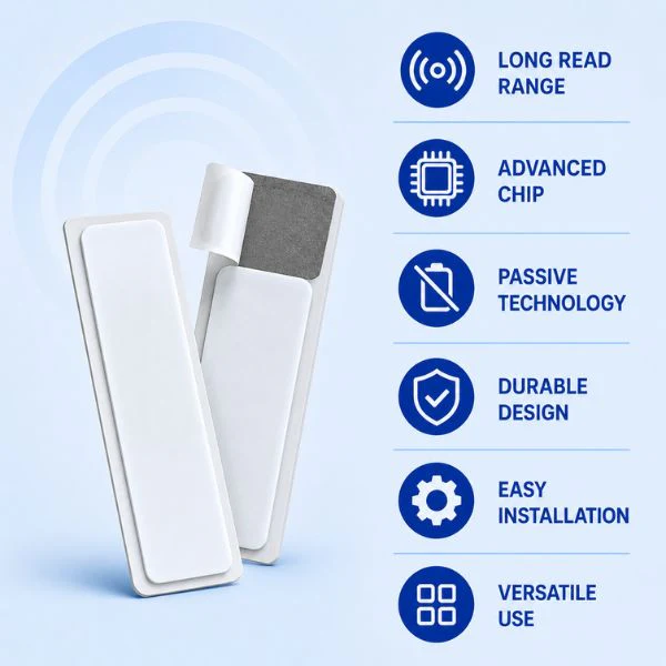 RFID UHF On-Metal tag | Read Range up to 2 Mtr- For Metal Surfaces & Industrial Equipment - Image 4