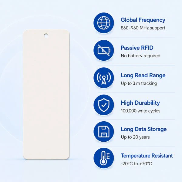 RFID UHF Apparel Hang Tags – Up to 3M Read Range – For Garment & Inventory Tracking - Image 4