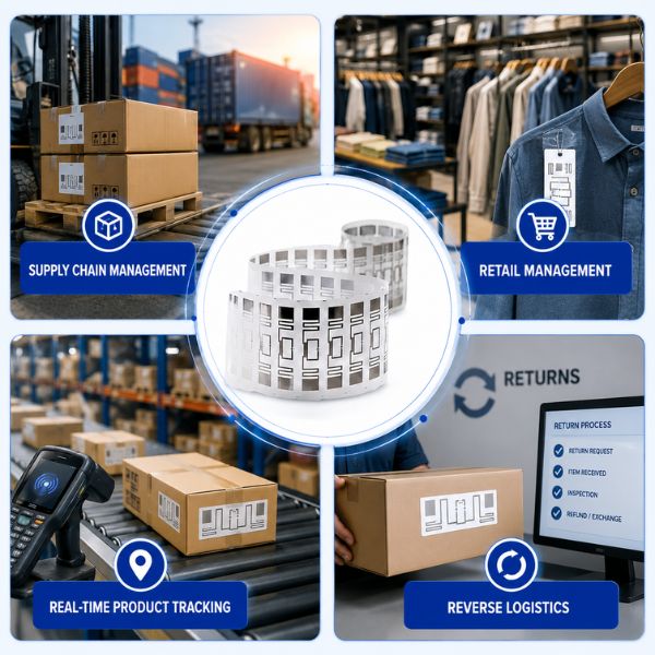 RFID UHF Clothing Wet Inlay Tags| Read 6 Mtr- For Apparel & Inventory Tracking - Image 5