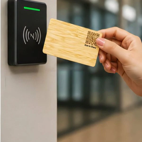 RFID NFC 213 Wooden Business Smart card | 13.56 MHz -For Access, ID & Payment - Image 3