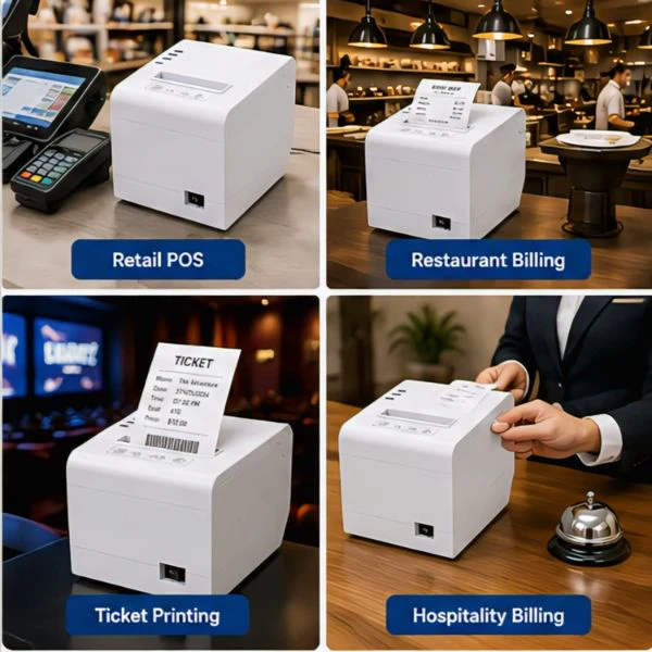 Thermal Receipt Printer |SRK-402 | 3 Inch | 203 dpi | USB+Bluetooth - Image 4