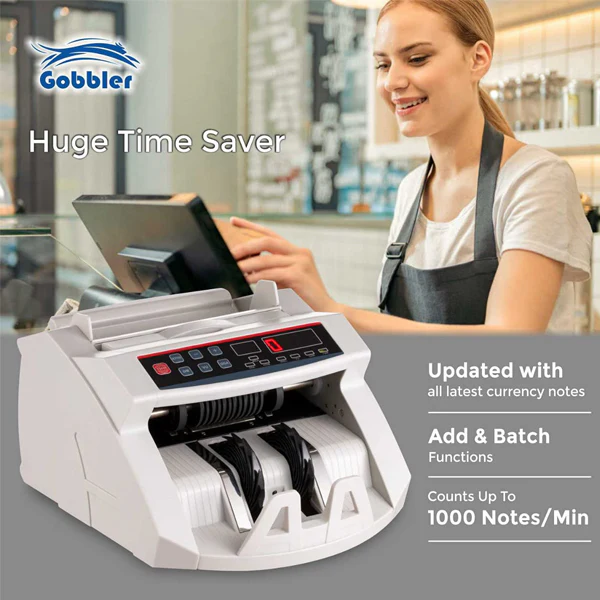 Gobbler GB-4388-MG Note Counting Machine with Fake Note Detection - Image 4