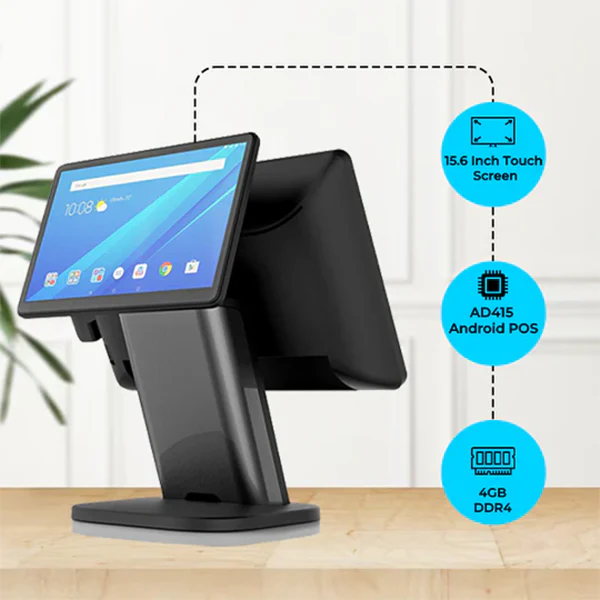 Android POS | SRK AD415 | Android 11 | 15.6" Display | 4+32GB | USB - Image 4