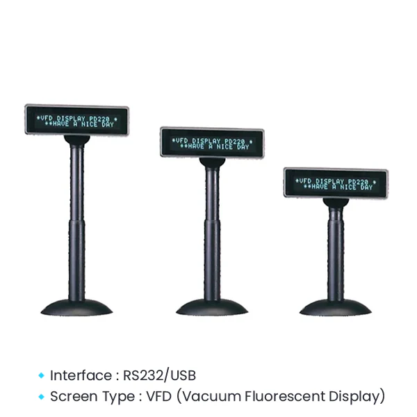 Customer POS display |SRK-BS220V-V | VFD (Vacuum Fluorescent Display) | /USB | 1 year Warranty - Image 5