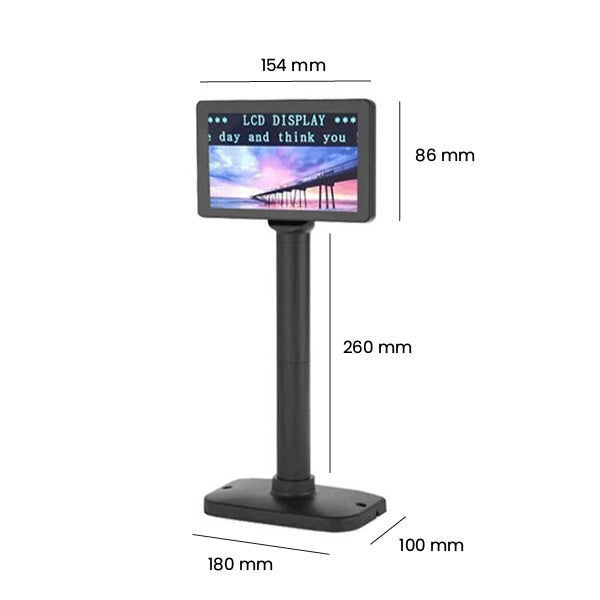 Customer POS Display |SRK-BS700-II | TFT-LCD Display | 7 inch Color Panel | USB | 1 year Warranty - Image 5