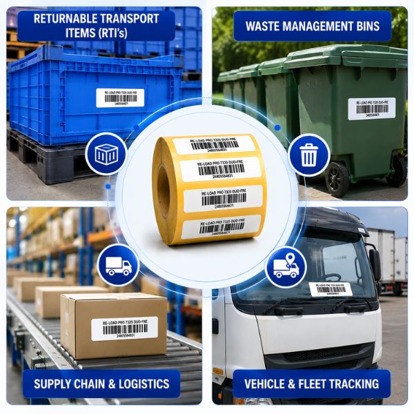 RFID UHF Vehicle soft Label Tag| Read 8 mtr- For Vehicle & Fleet Tracking - Image 5