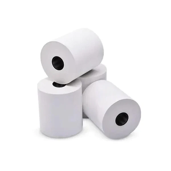SRK White Thermal Paper Rolls | Pack of 10 | 79mm x 25Mtr | 55 GSM