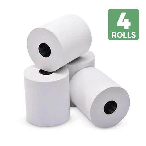 SRK White Thermal Paper Rolls | Pack of 10 | 79mm x 25Mtr | 55 GSM - Image 2