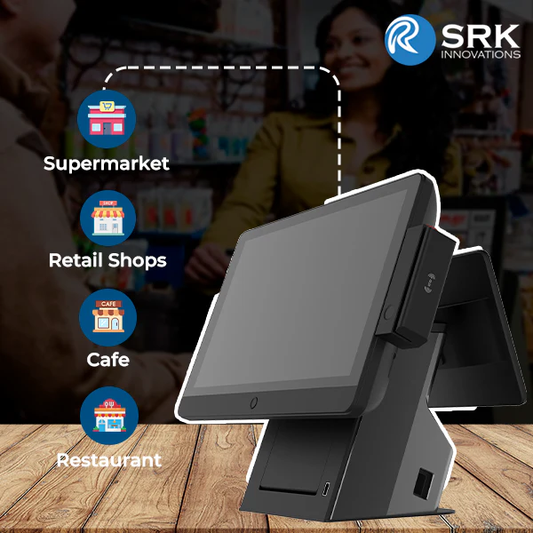 Windows POS | Windows 11 |SRK WD-4125| 15.6" Display | 8+128GB SSD | 3 inch inbuilt Printer | USB - Image 6