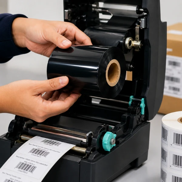 Wax Resin Ribbon | 110mm x 300mtr | Thermal Transfer - Image 4