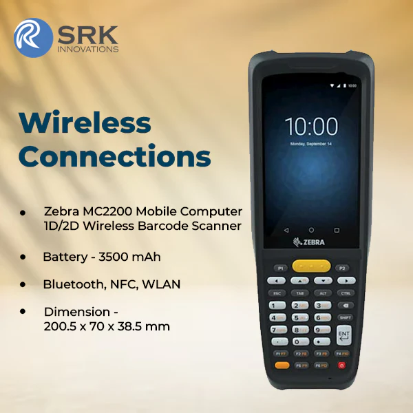 Zebra MC2200 Mobile Computer 1D/2D Wireless Barcode Scanner | Bluetooth, NFC, WLAN - Image 6