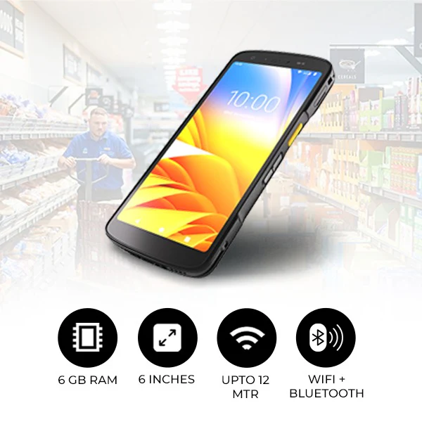 Zebra TC220K 1D/2D Wireless Barcode Scanner | Wi-Fi, cellular, Bluetooth, NFC - Image 3