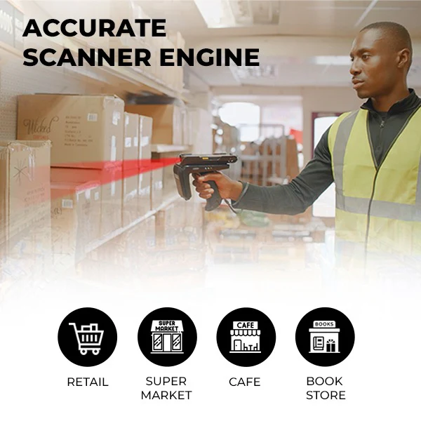 Zebra TC220K 1D/2D Wireless Barcode Scanner | Wi-Fi, cellular, Bluetooth, NFC - Image 4