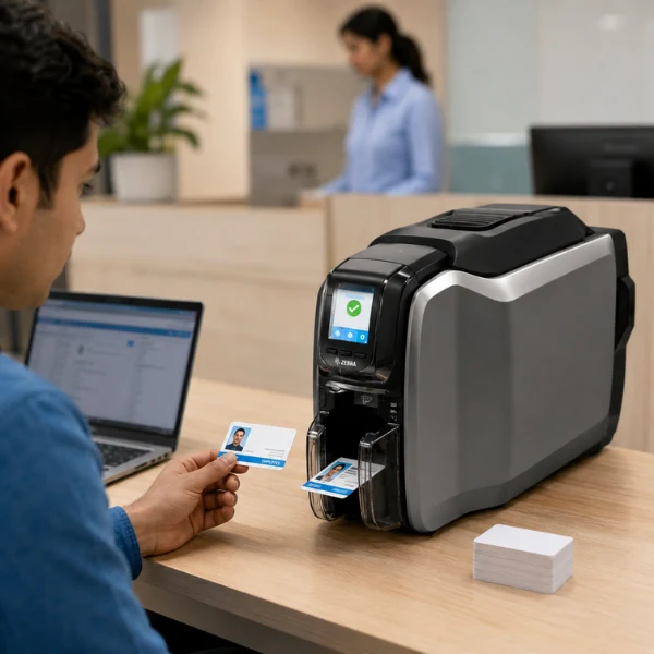 Zebra ZC300 Dual-Sided ID Card Printer | 300 dpi | USB, Ethernet - Image 3