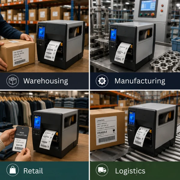 Zebra ZT231 Thermal Transfer Printer | 4 inch | 203 dpi | USB Serial+Ethernet - Image 4