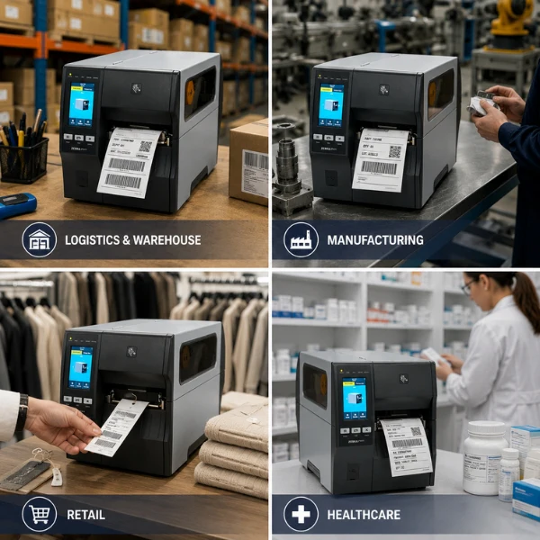 Zebra ZT411 RFID Industrial Printer | UHF RFID Label Printer & Encoder - Image 4